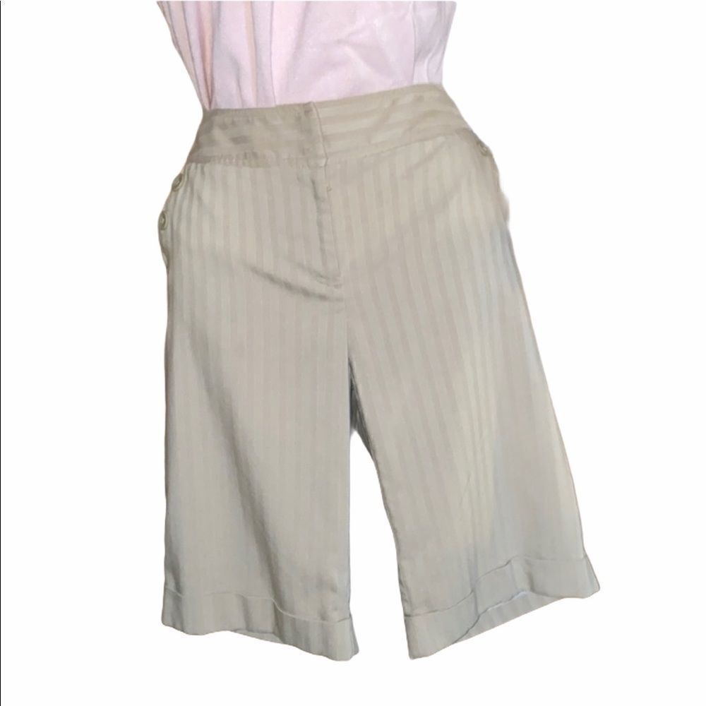 Apt.9 Pinstripe Cuffed "Ava" Dress Short Size 6